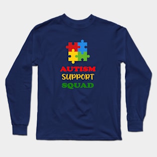 autism support squad Long Sleeve T-Shirt